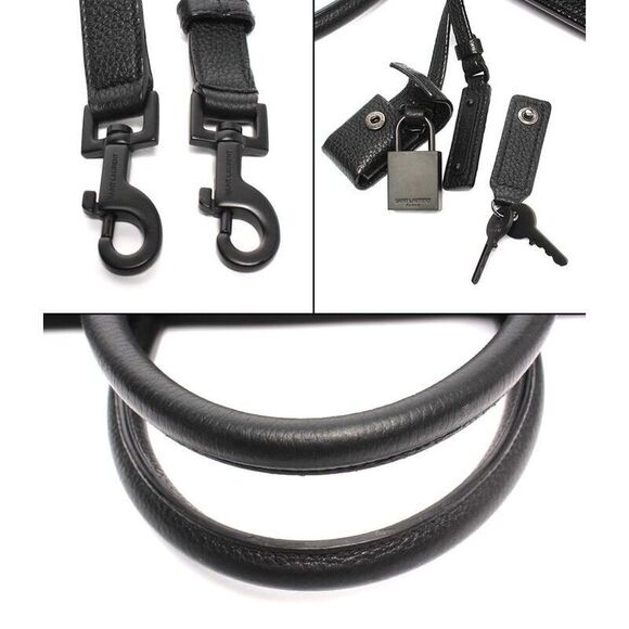 Saint Laurent Paris 2way Tote Bag Shoulder Bag Crossbody Thin Large Sac De Jour - Picture 8 of 9